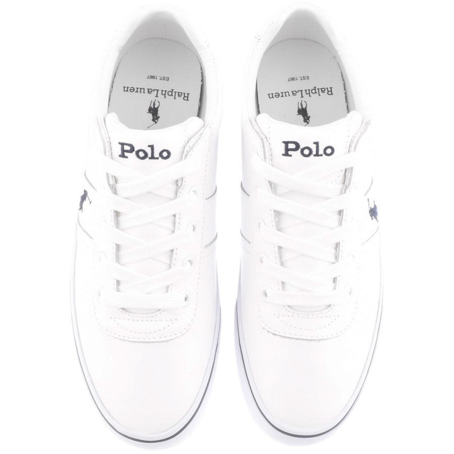 Alternative Image for ProductRalph Lauren Hanford Leather Trainers White3